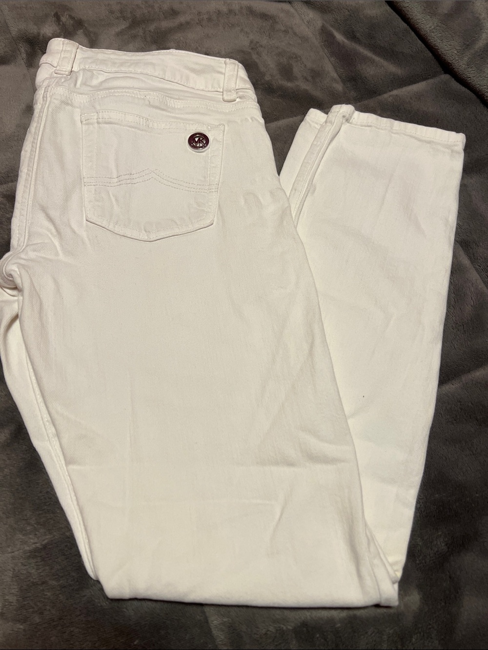 Michael Kors White Skinny Jeans for Women Size 4